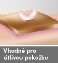 Vhodné pro citlivou pokožku